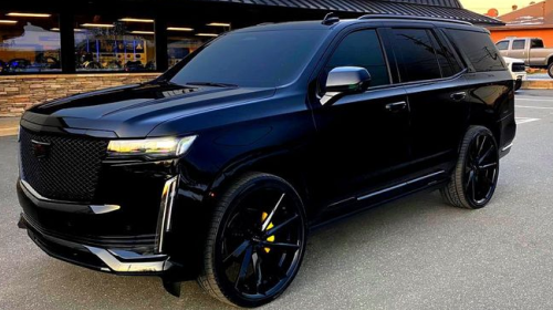a black Cadillac truck image